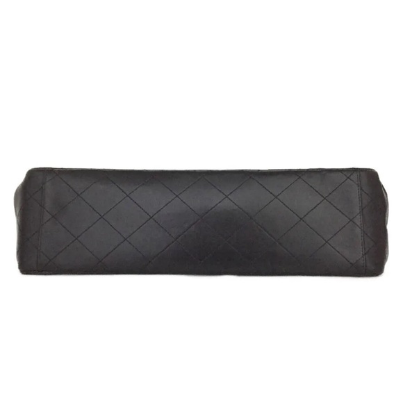 CHANEL MAXI JUMBO 34 Classic Flap Bag Quilted Lambskin BLK - Picture 10 of 17